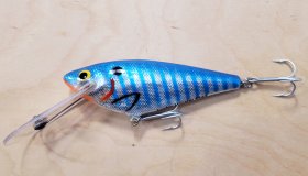 (image for) Bagley MSDD-SBLS Monster Shad/Black Fin