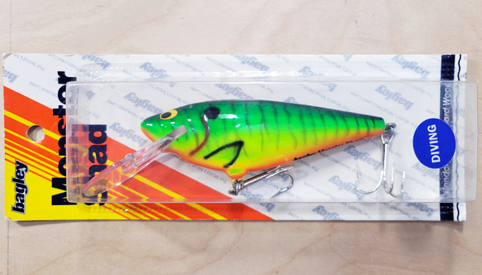 (image for) Bagley MSD-H69T Monster Shad/Black Fin