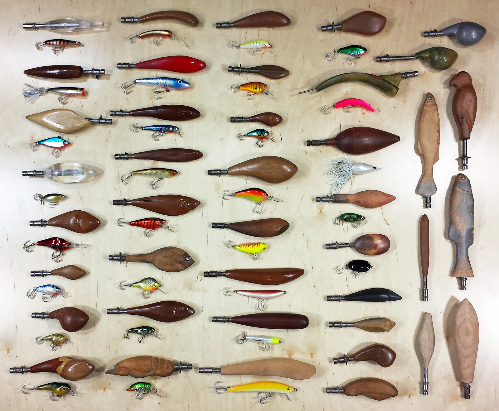 Bagley's Salesman Sample Fishing Lure  Old Antique & Vintage Wood Fishing  Lures Reels Tackle & More