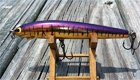 Bagley Bang-O-Lure F8TG (Flash Purple Tiger Stripes on Gold Chrome)[*]