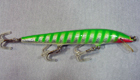 Bagley Bang-O-Lure SGS (Striped Green on Silver Foil)[8]