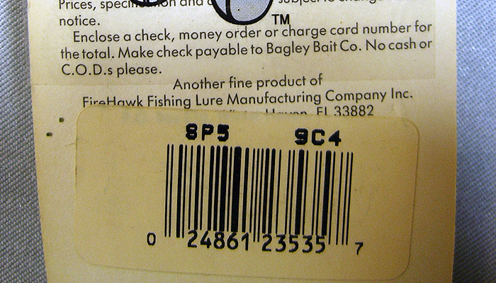 Bagley Bang O Lure    SP5-9C4
